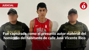 Lo capturaron minutos después del asesinato de un habitante de calle en el barrio Cumbres del Norte, de Cúcuta